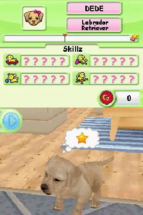 Petz - Dog Superstar (Europe) (En,Fr,De,Es,It) screen shot game playing